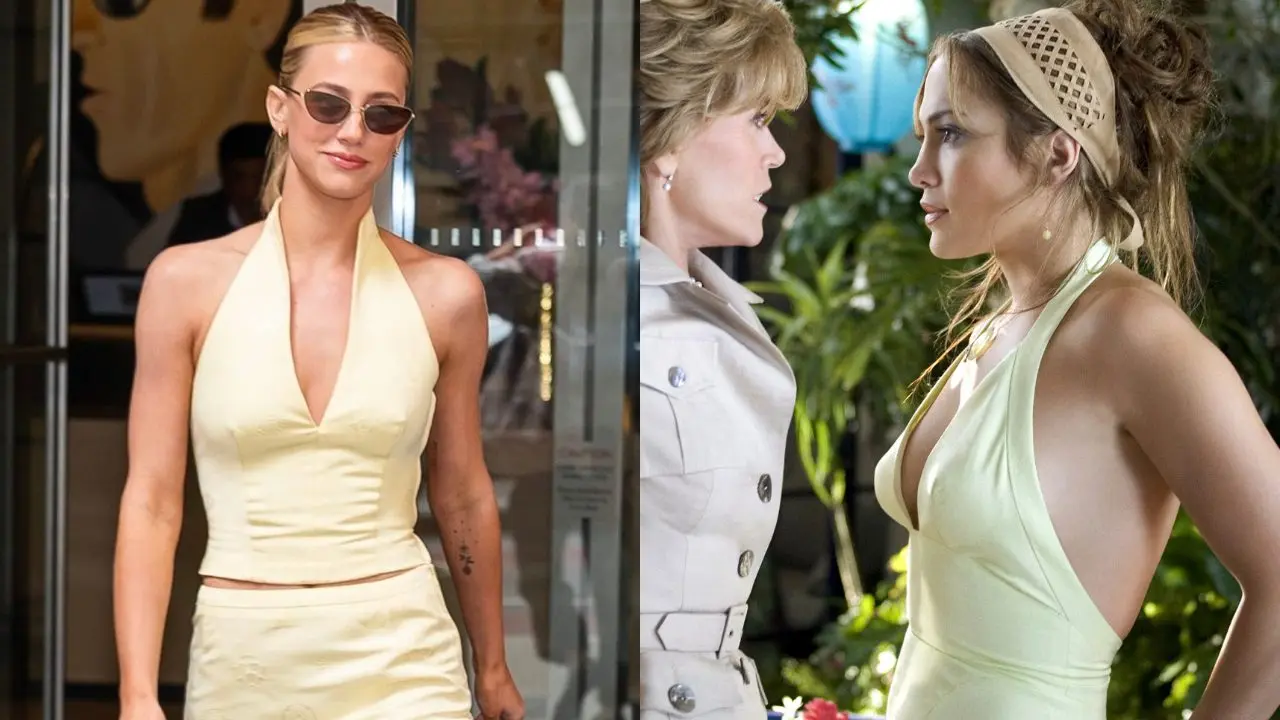 Monster-in-Law: Lili also drew inspiration from Jennifer Lopez's outfit in Monster-in-Law, adding another nostalgic romance-film reference to a press tour built around iconic movie heroines