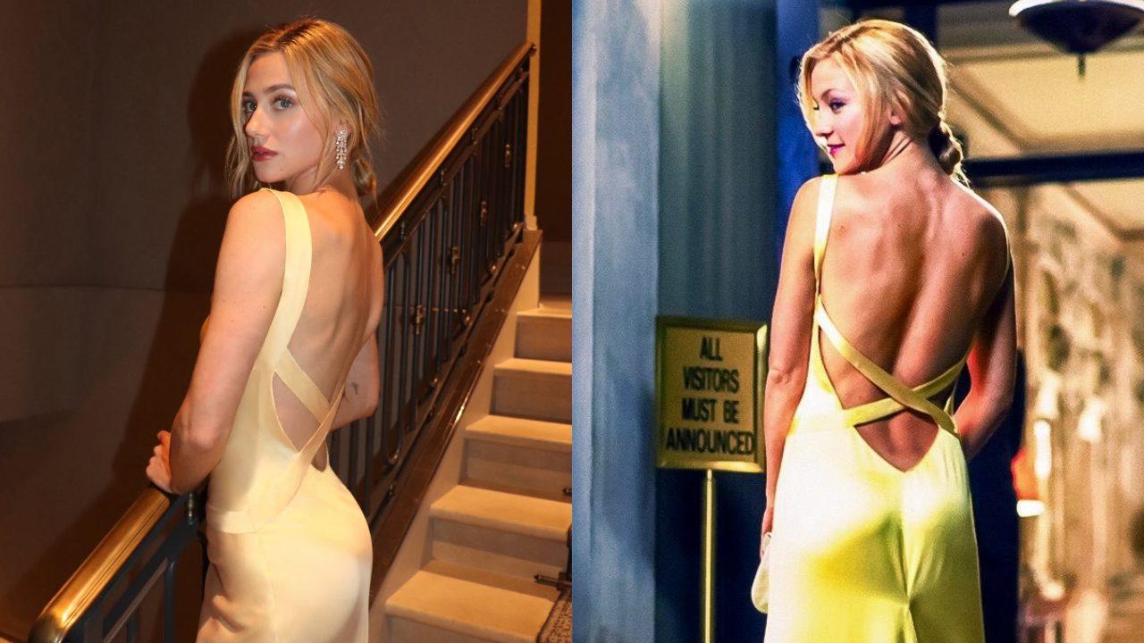 How to Lose a Guy in 10 Days: Lili brought back Kate Hudson’s unforgettable butter-yellow gown from How to Lose a Guy in 10 Days, recreating one of the era’s most recognisable rom-com fashion moments