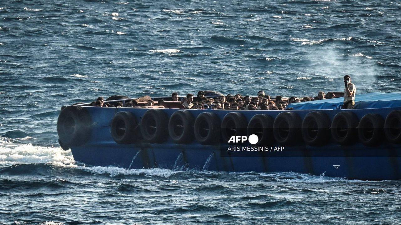 Greece: 1 dead and 25 missing after migrant boat sinks off Gavdos Island Representational image. Pic/AFP