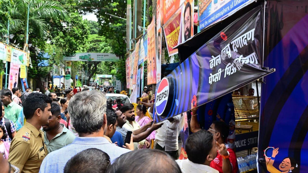 Electric current was detected at a temporary drinking water and cold drink stall erected near the pandal entrance, the officials said.