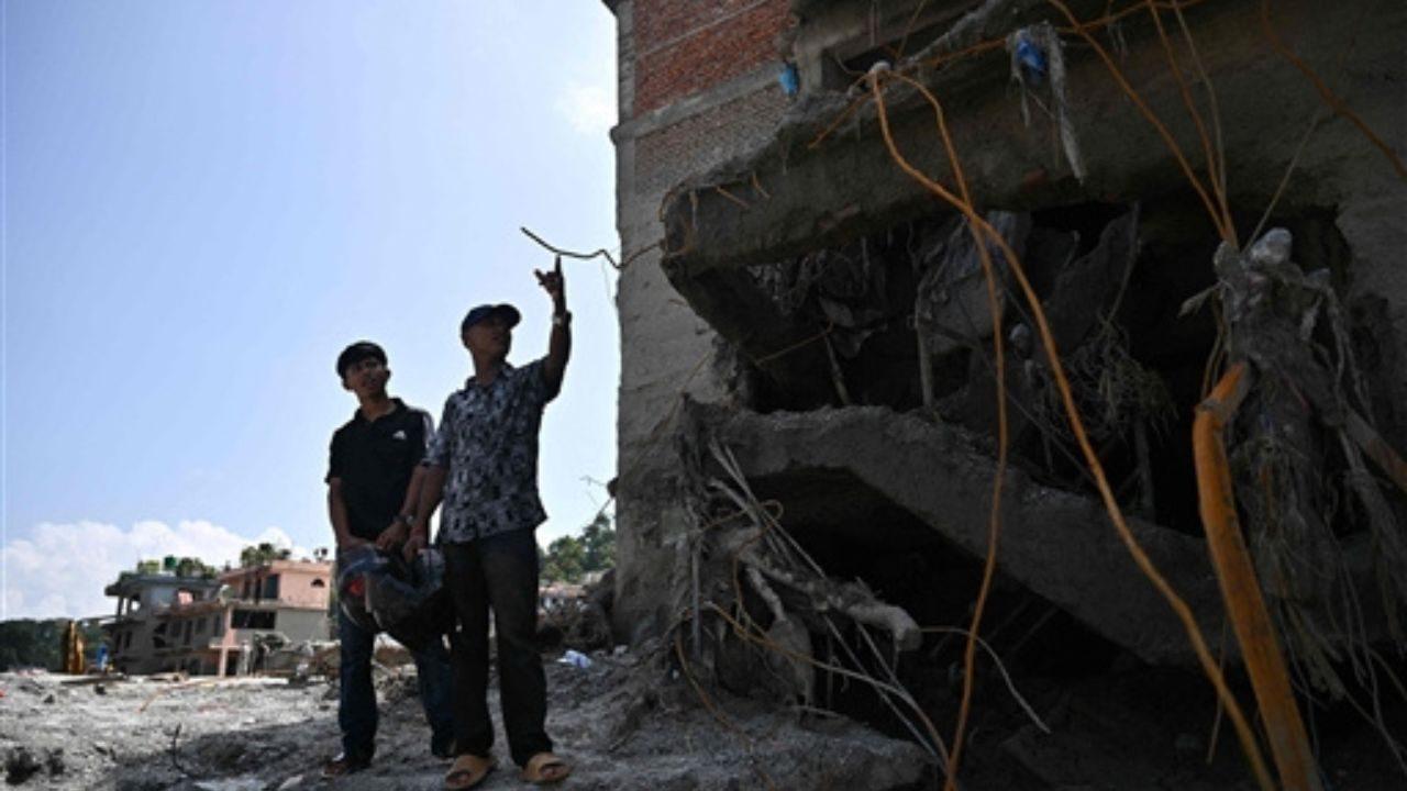 The disaster was triggered by an ice-rock avalanche near the Nepal-Tibet border on August 26, sending floodwaters downstream through affected communities The disaster was triggered by an ice-rock avalanche near the Nepal-Tibet border on August 26, sending floodwaters downstream through affected communities