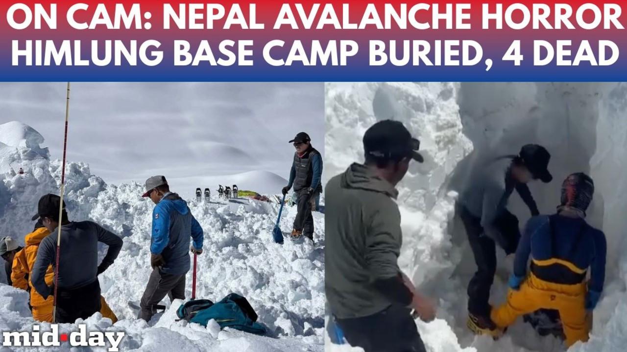 Avalanche strikes Nepal: Massive snow slide buries Himlung base camp
