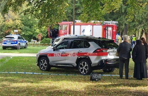 Police, who said that they had been alerted to a stabbing by a Ukrainian citizen, said that a 31-year-old foreign national was detained as a suspect at the scene. Pic/AFP