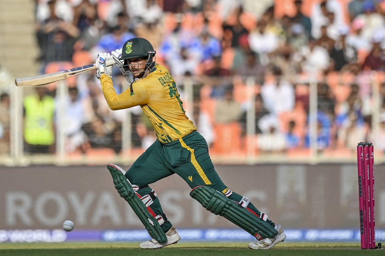 Quinton achieved this feat during his side, the Barbados Tridents', Caribbean Premier League (CPL) match against St Kitts and Nevis Patriots; de Kock smashed 106 in 57 balls, with 11 fours and six sixes at a strike rate of 185.96