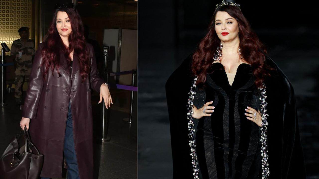 Aishwarya Rai Bachchan obliges paps with group pic as she returns from Paris