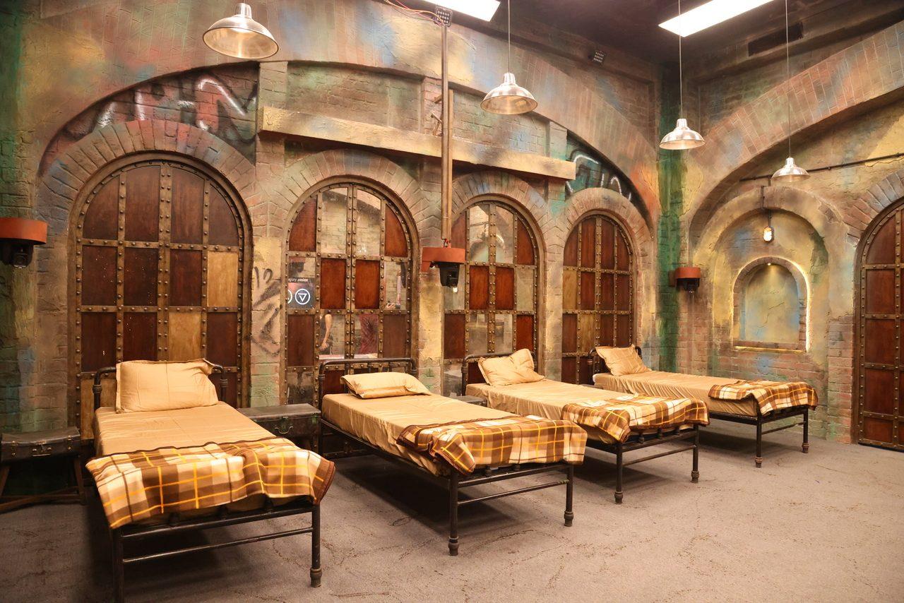 Rugged Basement: The Workers’ living quarters offer a stark contrast, with raw textures, earthy tones and functional spaces stripped down to the essentials. Rugged Basement: The Workers’ living quarters offer a stark contrast, with raw textures, earthy tones and functional spaces stripped down to the essentials.