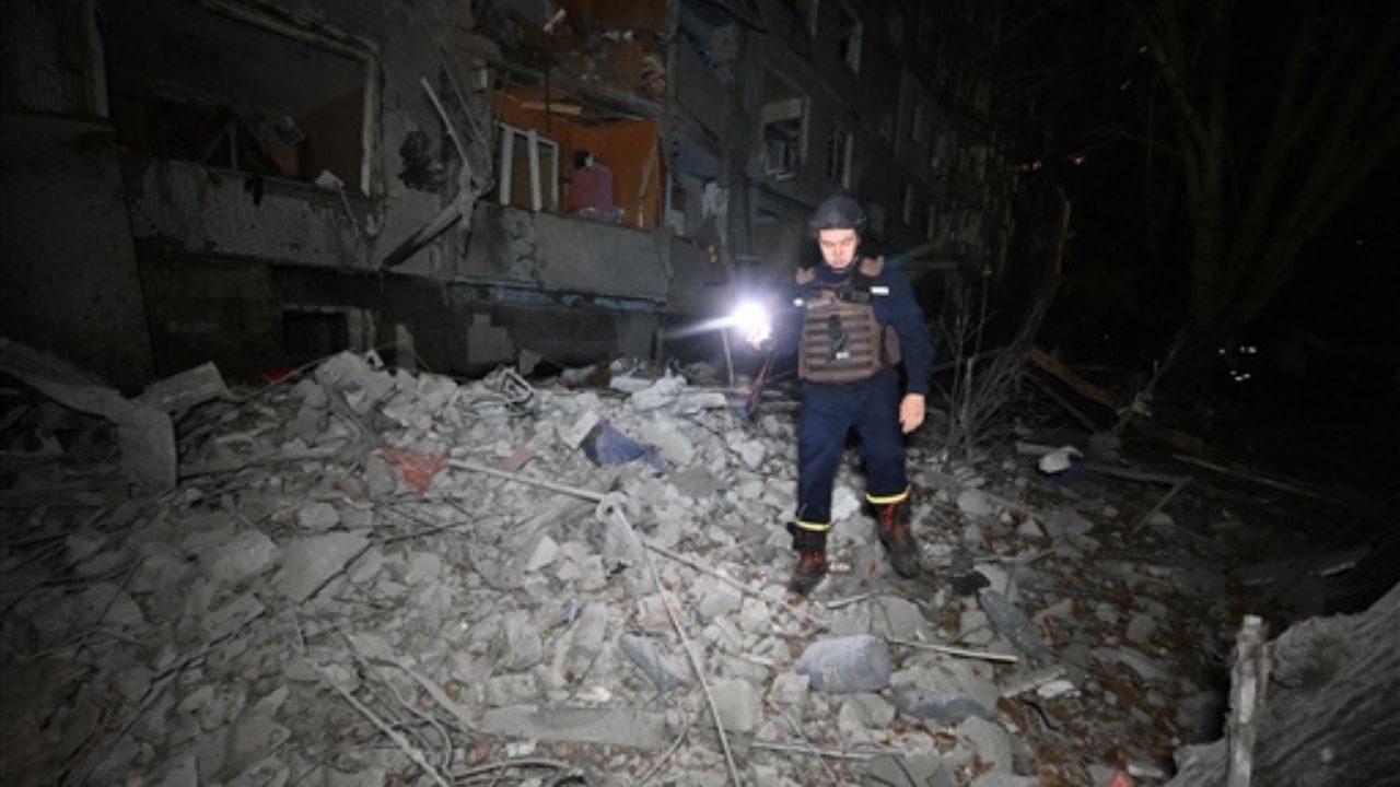 Damage is reported to residential buildings and infrastructure in Kyiv following overnight drone attacks, according to Ukrainian authorities
