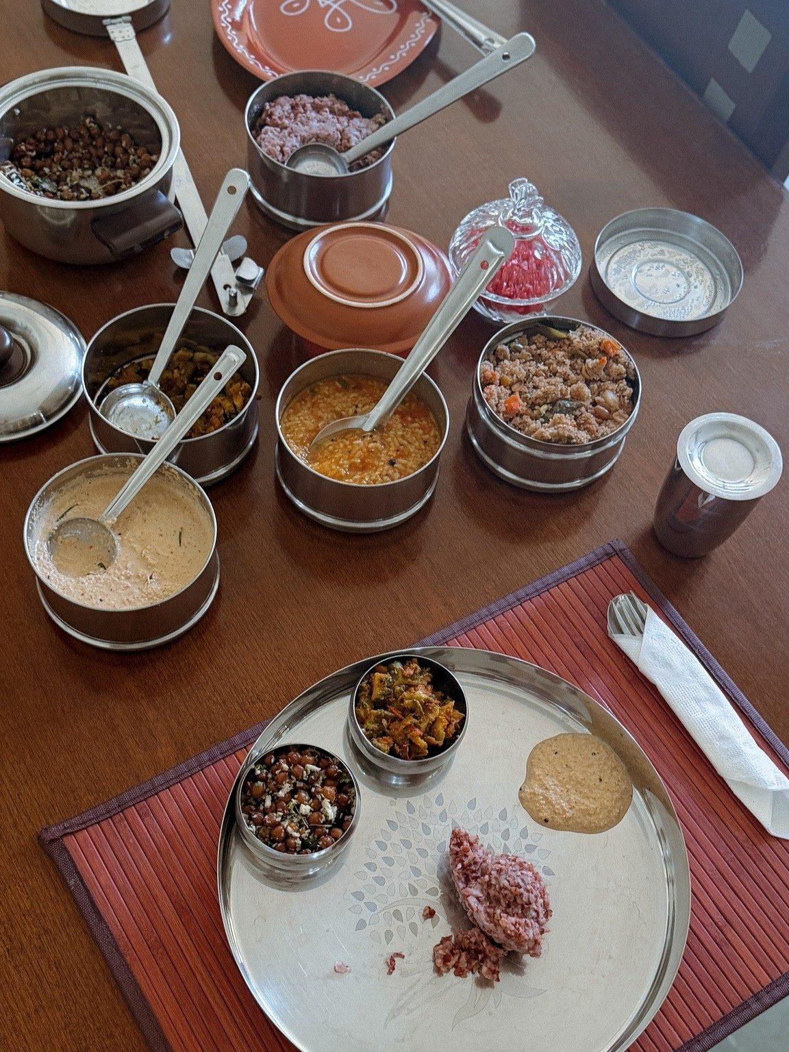A glimpse of the simple and wholesome satvik spread Samantha enjoyed during her spiritual getaway. A glimpse of the simple and wholesome satvik spread Samantha enjoyed during her spiritual getaway.