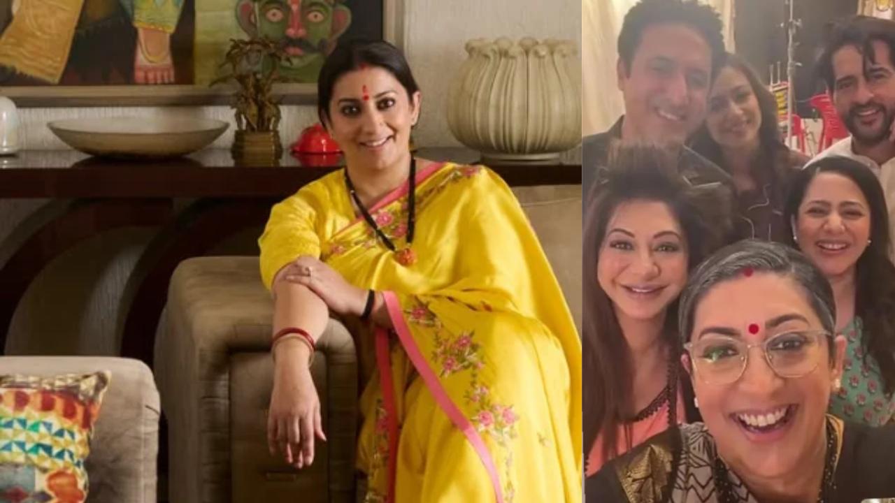 Smriti Irani’s Kyunki reunion brings Virani family together after 20 years Smriti Irani and Kyunki cast / Pic.Instagram