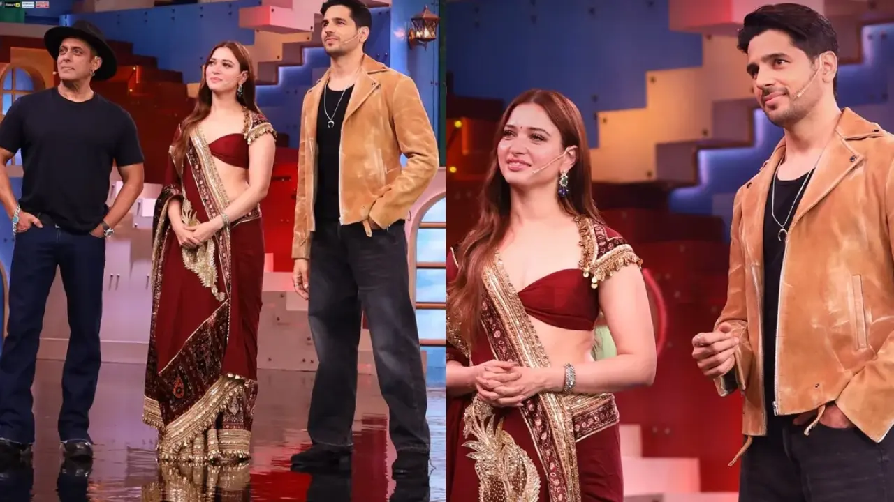 Bigg Boss 20: Salman Khan breaks silence on marriage plans; asks Sidharth Malhotra about 'second baby' Salman Khan, Tamannaah Bhatia and Sidharth Malhotra (Pictures via X)
