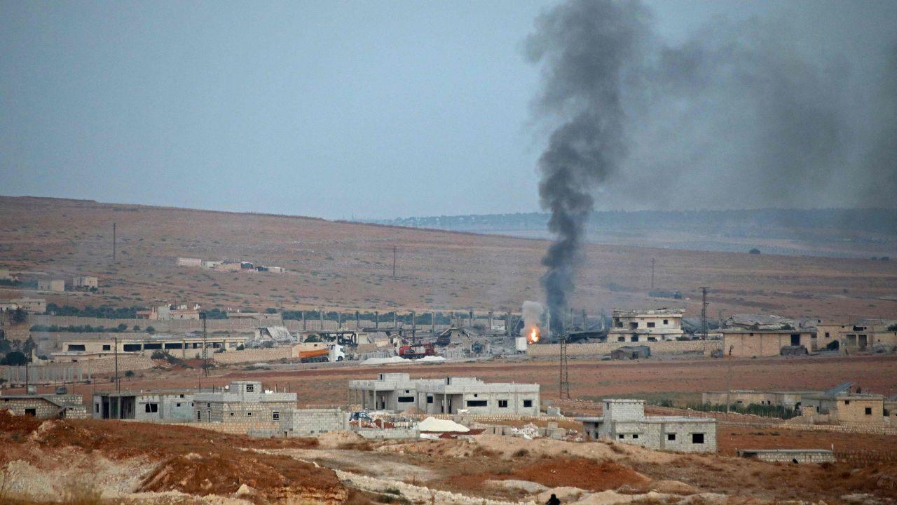 Syria’s civil defence teams transported the injured and evacuated three families from the blast site