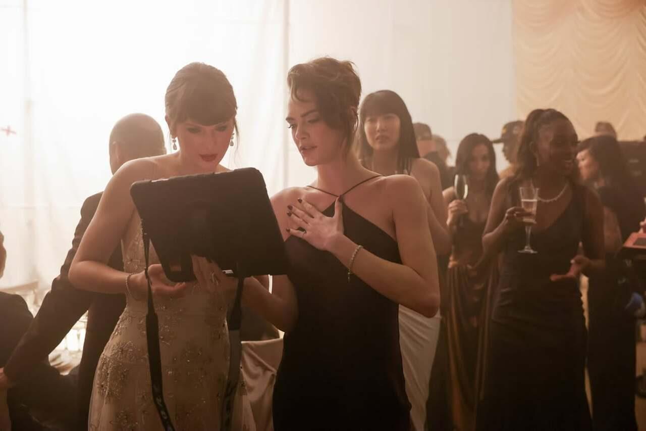 Taylor Swift is busy making sure that every shot is picture perfect for her fans to watch in the music video