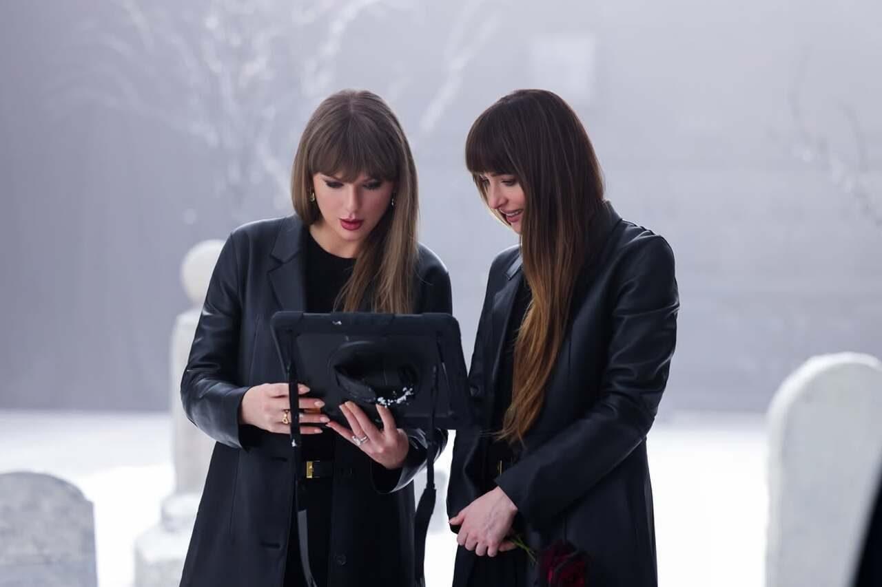 Taylor Swift had a special message for Dakota, as she wrote, 'I want to thank Dakota Johnson and Colin for trusting me with their time, taste, and talent (Giggling with your friend because you’re twinning for an entire shoot was a new and truly delightful experience)'