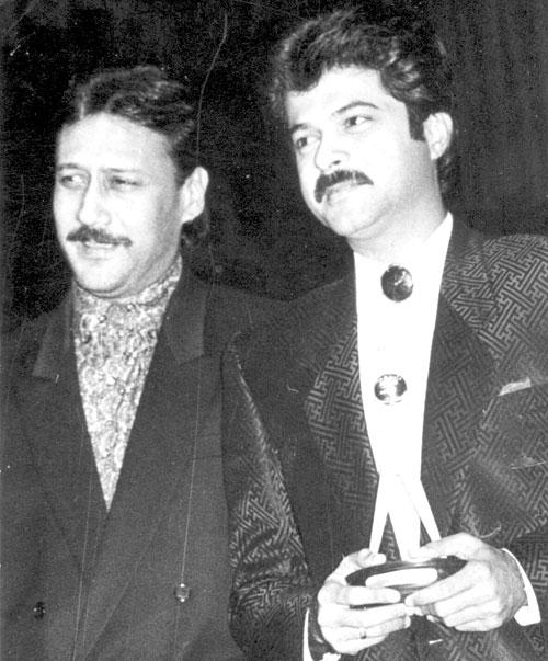 Anil Kapoor soon gathered himself and decided to join Roshan Taneja's acting school. In picture: Anil Kapoor with Jackie Shroff. The hit duo featured together in Ram Lakhan, Parinda, Kala Bazaar and 1942: A Love Story. They recently came together for Shootout at Wadala, 12 years after they last worked as co-stars in Rajkumar Santoshi's Lajja.