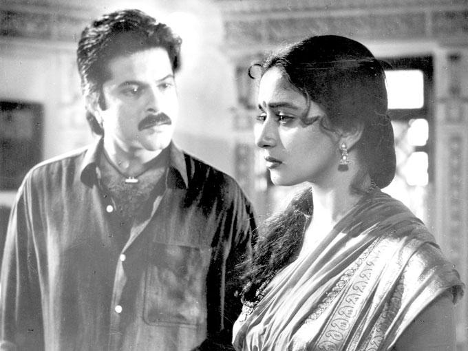 Anil Kapoor spilled the beans on what helped him stay relevant even after three decades. 'I think it is a combination of choices that has worked for me like luck, directors and family. At the right time, right scripts and directors came to me and I made right choices and then my family. At home we share a friendly equation, so I don't have to go outside to understand what is working and what is not. There is a pool of talent, with mind of their own in the family. I am a good listener. I listen and observe everything. I am an obedient actor and an obedient student of cinema,' said Kapoor. In picture: Anil Kapoor and Madhuri Dixit in a still from Beta.