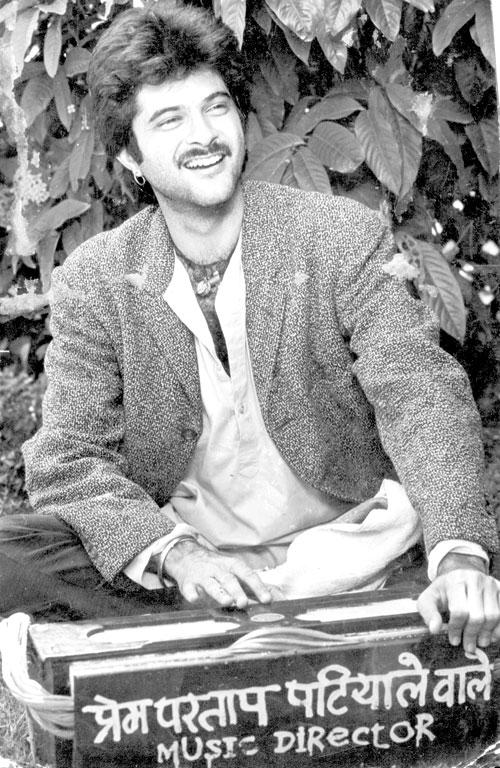 Born on December 24, 1956, Anil Kapoor is the son of late popular producer Surinder Kapoor. He started his career as a background dancer in 1979-80. He made his debut as an actor in Woh Saat Din, which released on June 23, 1983, after doing some small roles in Hindi, Telugu and Kannada films. (All photos/mid-day archives) In picture: Anil Kapoor as Prem Pratap Patailawale in 'Woh Saat Din', his first leading role in Bollywood.