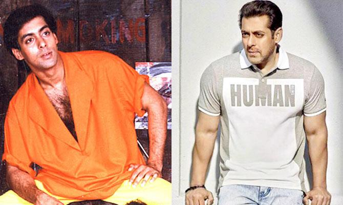 Salman Khan: He became an overnight sensation post the release of Maine Pyaar Kiya. After a topsy-turvy ride, Salman has now settled nicely into his rediscovered superstardom. Back in the 90s, he was rather lean, but even at 54 today, Bollywood's resident 'Tiger' is among the fittest in the business.