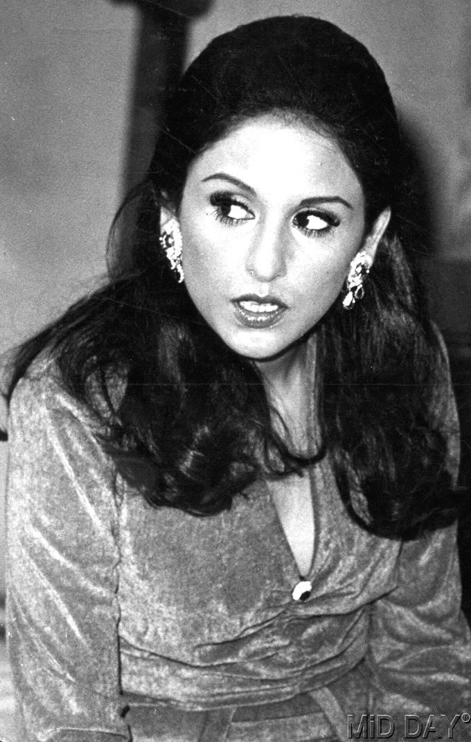 The lady who once dated reportedly Rajesh Khanna - actress Anju Mahendru.