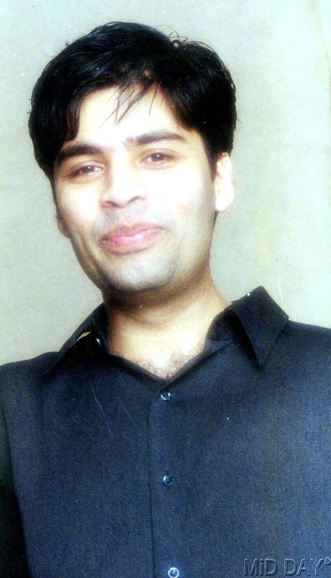 Karan Johar, when he was in his early 30s.