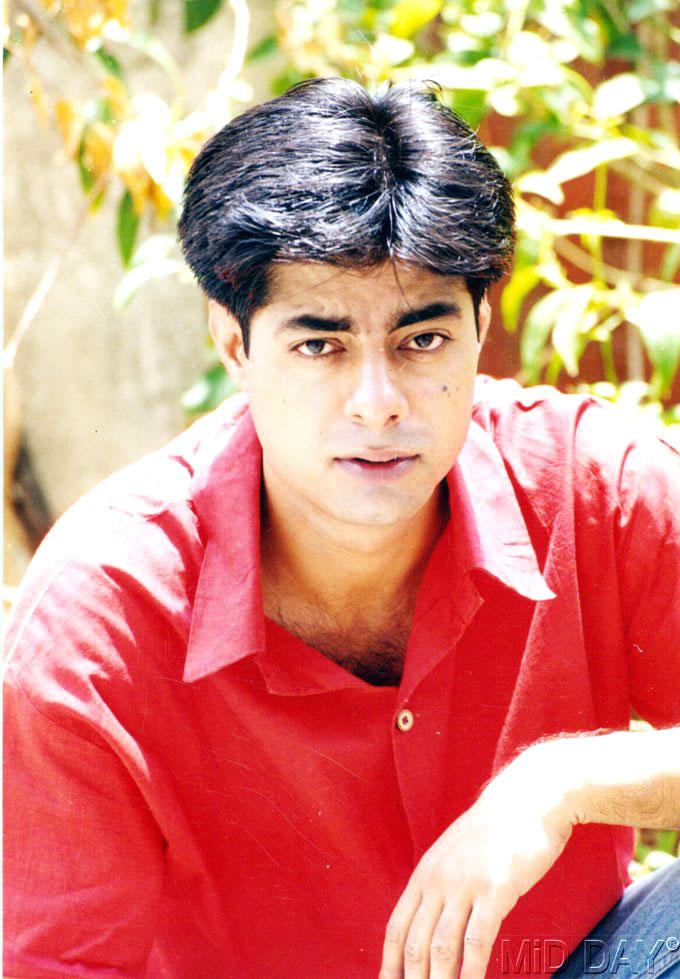An image of a young Sushant Singh sans his trademark moustache.