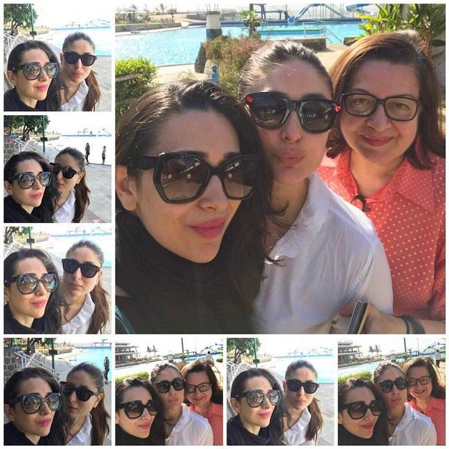Karisma Kapoor and Kareena Kapoor Khan often host parties and get-togethers for mother Babita. The sister duo also posts pictures of mom Babita on social media.