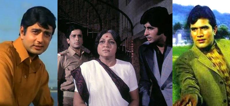 Deewar: Speaking of Deewar, Amitabh's role was also offered to Rajesh Khanna. Owing to the lack of dates, the role went to Big B. The late Navin Nischol was offered Shashi Kapoor's role of Ravi in Deewar. However, he turned it down since he did not want to play second fiddle to Amitabh Bachchan. Also, Nirupa Roy's character of the mother was initially offered to Vyjayanthimala.