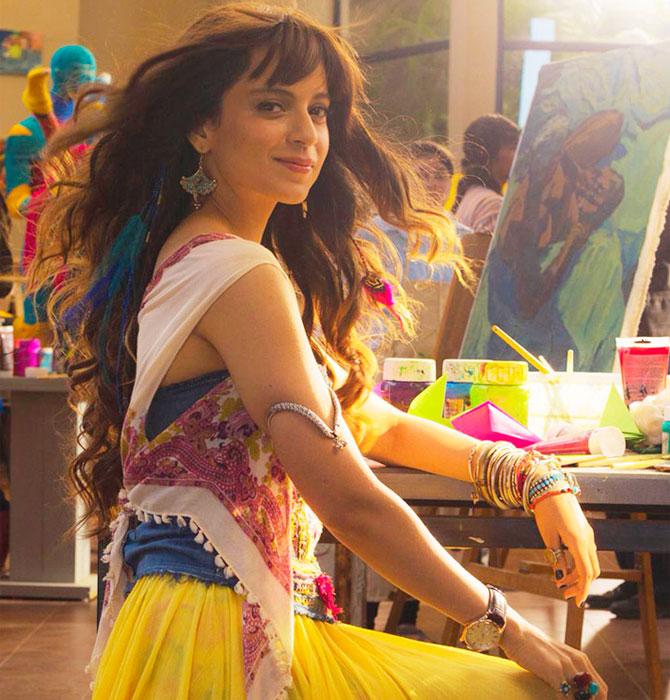 2015: In a world where only a man is expected to be running away from commitment, Kangana's character in Katti Batti is contemporary. She is open about casual relationships and is honest enough to admit that she won't commit until she checks out the other dudes around. In a refreshing role reversal of kinds, it is the man who's pining after the woman.