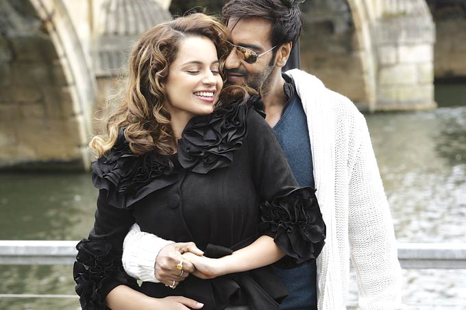2012: In Tezz, Kangana essayed the role of a housewife Nikita opposite Ajay Devgn. This one too bombed miserably at the Box Office, giving no recognition to Kangana's performance.