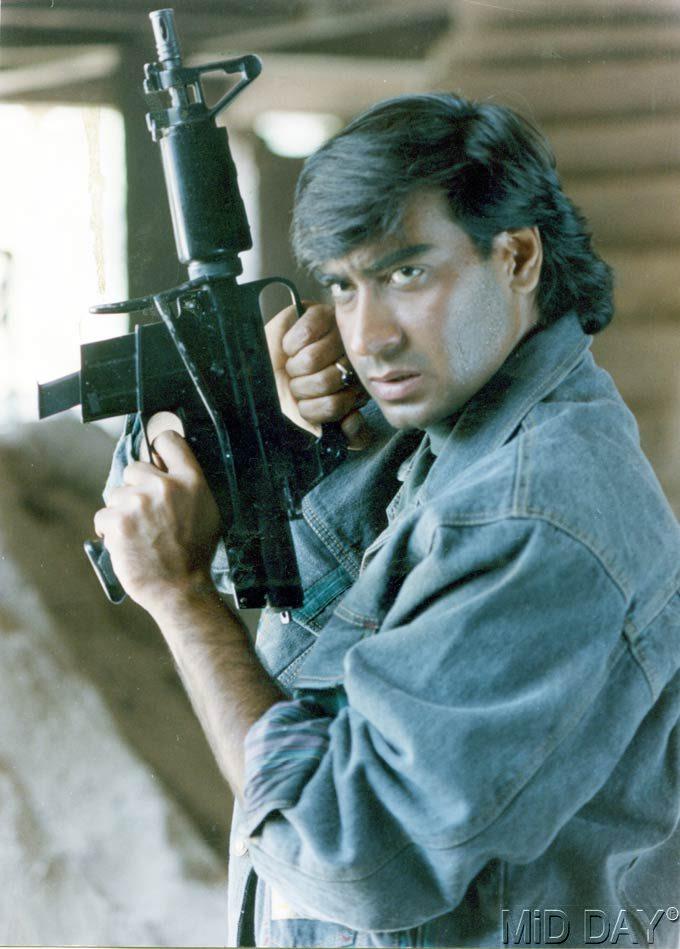 Being the son of well-known stunt choreographer Veeru Devgan, doing action roles was a natural fit for Ajay Devgn who earlier films of the 1990s contained several high-octane action sequences.