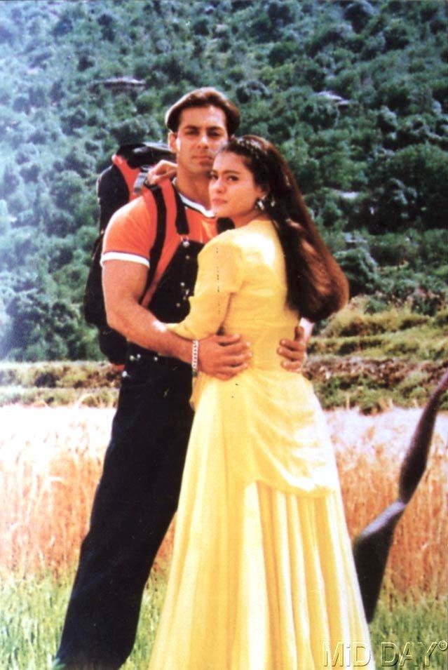 Salman and Kajol's love story in 'Pyaar Kiya To Darna Kya' won over the audiences as the film went on to become a major success. It also starred Dharmendra as Kajol's uncle.