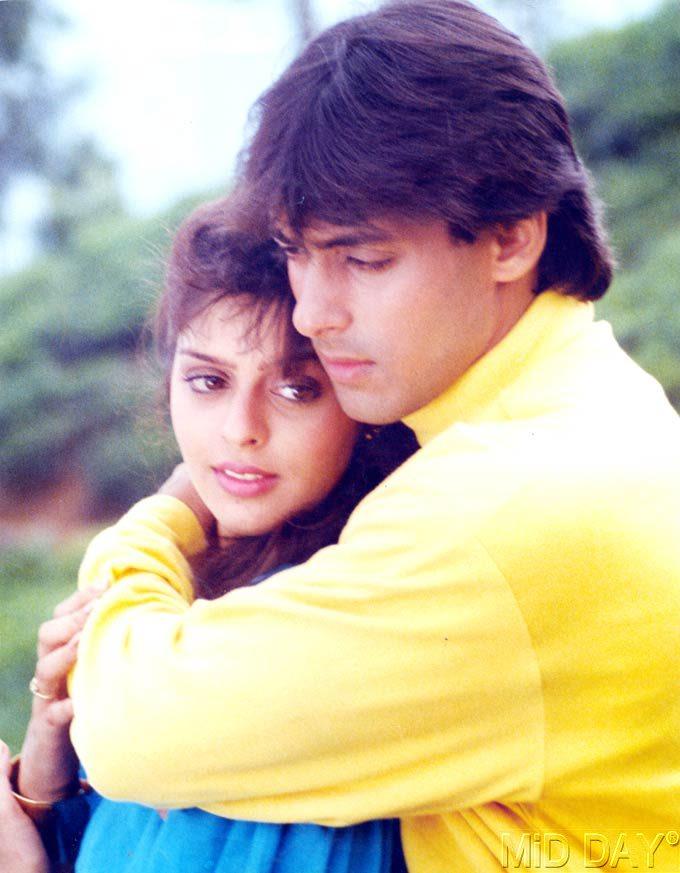 Salman Khan and Nagma shared screen space in Baaghi (1990). The film was a huge hit and is reported to have been Bollywood's seventh highest-grossing film in 1990, despite its release in mid-December holiday.