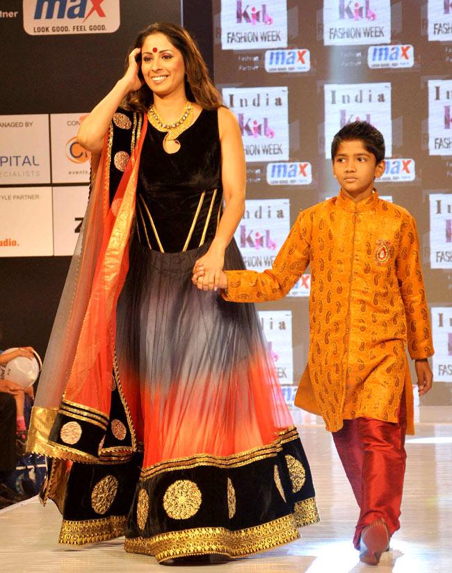 Sangeeta Ghosh walks the ramp