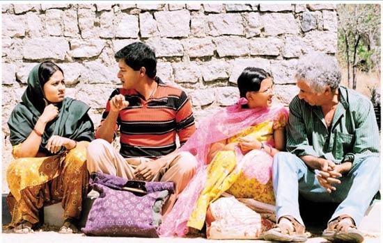 Shweta Basu Prasad: After winning a National Award for her Chunnia and Munnia act in Makdee, Shweta (2nd from right) won further fans with her performance in Iqbal. She plays the deaf and mute Shreyas Talpade's sister, who backs him to the hilt in his endeavour to become a cricketer. Prasad's light-hearted run-ins with Naseeruddin Shah are among the high points of the film.