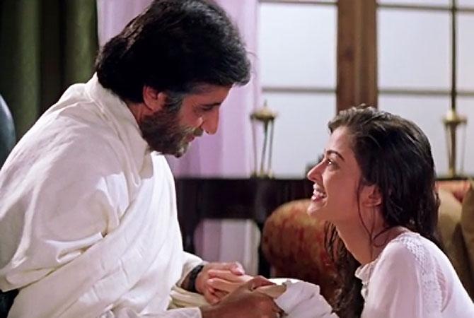 Mohabbatein (2000): Aishwarya Rai Bachchan and Amitabh Bachchan played on-screen father-daughter duo in the love saga Mohabbatein seven years before turning into a real-life father-in-law and daughter-in-law jodi in 2007.