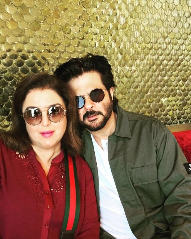 Until now, Farah Khan Kunder's journey has been reminiscing in the world of showbiz. The versatile talent has choreographed dance routines for more than a hundred songs in over 80 Hindi films, winning six Filmfare Awards for Best Choreography and the National Film Award for Best Choreography. In picture: Farah with Anil Kapoor. She addresses him as 'Papaji'.