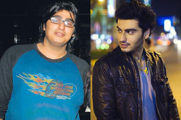 Arjun Kapoor: Arjun Kapoor before (l) and after (r). His transformation is amazing, don't you agree? Arjun Kapoor was almost 140 kg before he forayed into acting, but leading a 'balanced' lifestyle helped him lose excess weight.