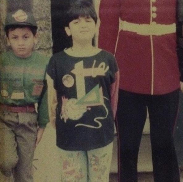 Ranbir Kapoor does not sing at all. He regrets that the lack of singing skills is a shortcoming in his acting career.
In picture: Ranbir Kapoor with sister Riddhima Kapoor.