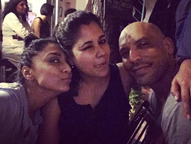 Narayani Shastri revealed in an interview that both of them were not planning to get married, initially. Marriage came to their mind mutually one day, when they wondered 'Why don't we want to tie the knot, given that the two of us want to be together always?' And the very next day they called the registrar. Pictured: Narayani Shastri with her husband Tony and friend Shveta Salve.