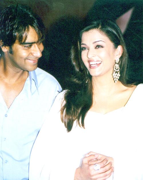 Aishwarya Rai Bachchan and Ajay Devgn. The two have starred together in a number of movies like Hum Dil De Chuke Sanam (1999), Hum Kisi Se Kum Nahin (2002), Khakee (2004) and Raincoat (2004).