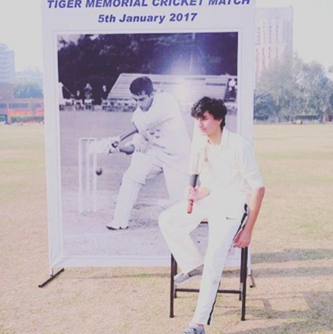 Carrying forward the legacy, at age 13, Ibrahim Ali took baby steps on the cricket field.