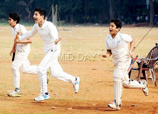 Ibrahim Ali Khan made his Mumbai Schools Sports Association (MSSA) debut by playing for Dhirubhai Ambani International School (BKC) in the Giles Shield inter-school cricket tournament for boys U-14 in 2013.