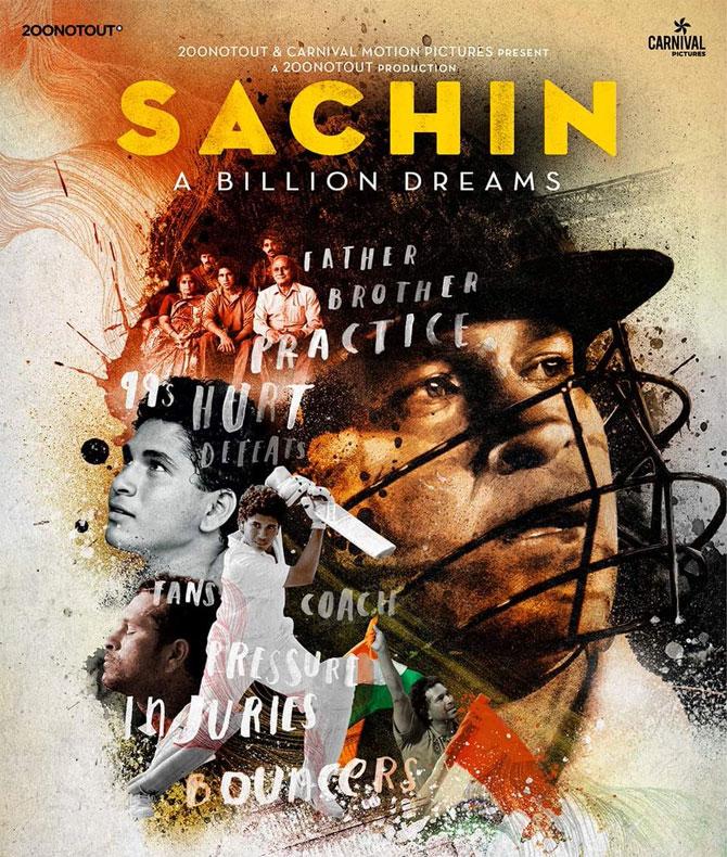 Sachin: A Billion Dreams: The film was based on the life of cricket's living legend Sachin Tendulkar. It showed real footage including clips of various essential matches of Sachin, how he dealt in intense and tough situations and also threw light on his personal life.