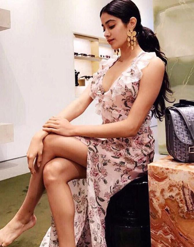 Sridevi had told mid-day that she wanted Janhvi to chart her own trajectory in the industry but as a mother, she 'can't help but give her tips about everything - from how to dress to what she eats'.