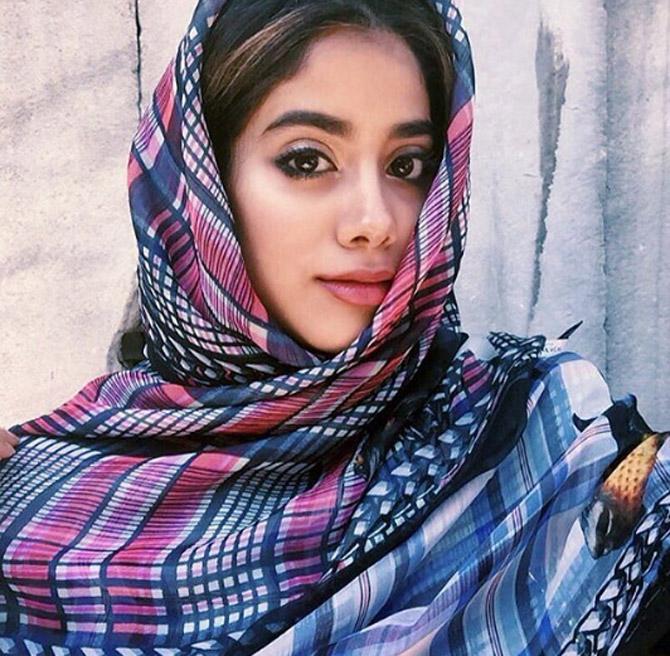 Recalling her childhood days, Janhvi said, 'I remember skipping school and watching five movies in a day, my parents thought I was insane. I learned more on the set than in school because films help you learn through experience.'