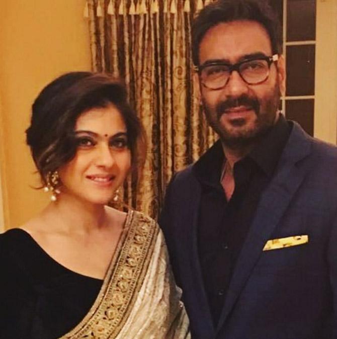 Kajol and Ajay Devgn all geared up for a party