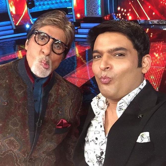 When Kapil Sharma made Amitabh Bachchan pout for the camera.
