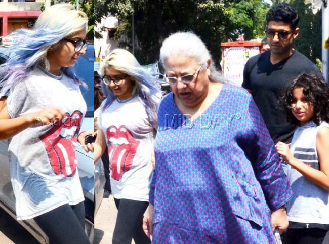 Shakya Akhtar: Farhan Akhtar has two daughters with ex-wife Adhuna Bhabani - younger daughter Akira and elder daughter Shakya. While Akira is still seen on various occasions or on social media with Farhan, Shakya is rarely spotted. Like her mother, Shakya too is super stylish and that's quite visible in this picture here.