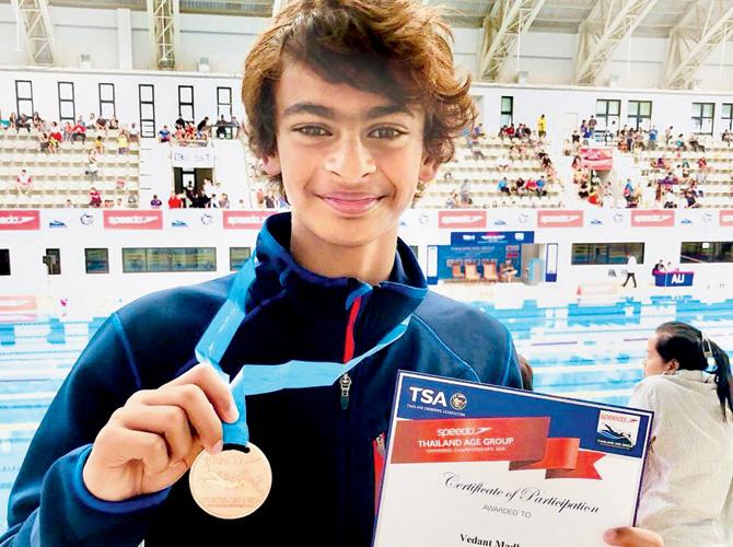 Vedaant Madhavan: Vedaant, the 13-year-old son of actor R Madhavan and his wife Sarita Birje is an athlete. He won a bronze medal for India in the 1500m freestyle at the Thailand Age Group Swimming Championship 2018. 'Proud moment for Sarita (his wife) and I, as Vedaant wins his first medal for India in an international swim meet in Thailand today. Thank you for all your blessings,' wrote Madhavan on Instagram.