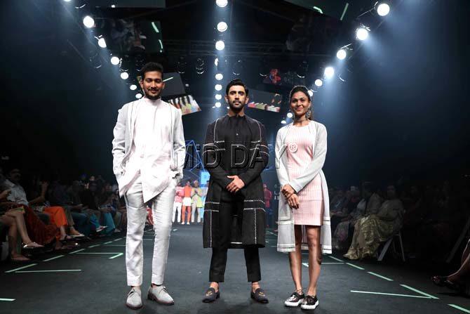 Amit Sadh poses on the ramp