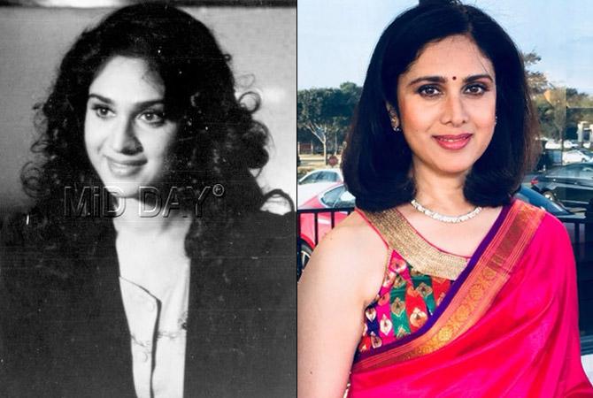 Born on November 16, 1963, actress Meenakshi Seshadri is best remembered for her films like Hero (1983), Meri Jung (1985), Shahenshah (1988) and Damini (1993). (All pictures/Meenakshi Sheshadri's Twitter account and mid-day archives)